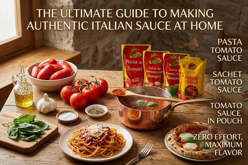 Der ultimative Leitfaden für die Zubereitung authentischer italienischer Pizza- und Pastasaucen zu Hause